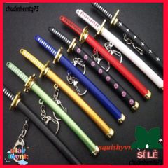 Móc Khóa Kim Loại Zoro Katana One Piece 15.5cm - Thép Không Gỉ An Toàn, Quà Tặng Fan Anime, Mô Hình Kiếm Độc Quyền
