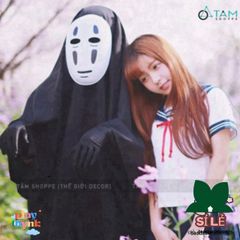 Bộ Trang Phục Halloween Vô Diện Cosplay - Áo, Mặt Nạ & Găng Tay Đen Cho Mọi Lứa Tuổi - Lựa Chọn Hoàn Hảo Dịp Hóa Trang