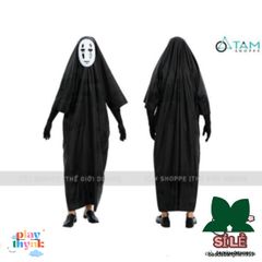 Bộ Trang Phục Halloween Vô Diện Cosplay - Áo, Mặt Nạ & Găng Tay Đen Cho Mọi Lứa Tuổi - Lựa Chọn Hoàn Hảo Dịp Hóa Trang