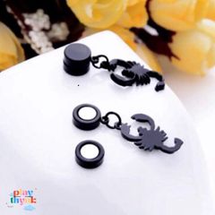 Khuyên Tai Nam Châm Đuôi Bọ Cạp Cá Tính - Trang Sức Độc Đáo Thiết Kế Hiện Đại Dành Cho Nam Nữ