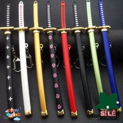 Móc Khóa Kiếm Nhật Bản Katana Zoro One Piece - Quà Tặng Độc Đáo, Thời Trang Bằng Kim Loại Cao Cấp, Thiết Kế Sang Trọng
