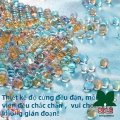 Hạt Nở Thủy Tinh 7mm An Toàn Cho Trẻ Em - Đa Màu, Thân Thiện Môi Trường, Thú Vị Để Chơi & Trang Trí