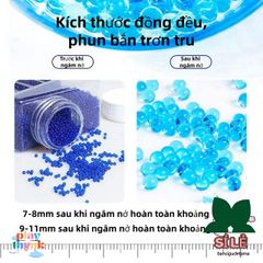 Hạt Nở Thủy Tinh 7mm An Toàn Cho Trẻ Em - Đa Màu, Thân Thiện Môi Trường, Thú Vị Để Chơi & Trang Trí