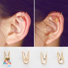 Khuyên Tai Đính Hạt Hồng Lấp Lánh - Bông Tai Nữ Thời Trang, Phong Cách Sang Trọng và Quyến Rũ từ Shop Meomeo & Gudetama