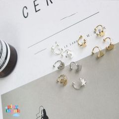 Khuyên Tai Đính Hạt Hồng Lấp Lánh - Bông Tai Nữ Thời Trang, Phong Cách Sang Trọng và Quyến Rũ từ Shop Meomeo & Gudetama
