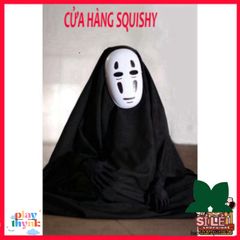 Bộ Cosplay Vô Diện Phong Cách Spirited Away - Gồm Mặt Nạ, Áo Body & Găng Tay, Size S-XL, Trang Phục Hóa Trang Halloween