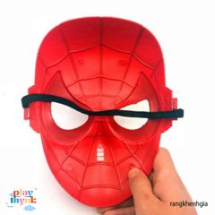 Mặt Nạ Siêu Anh Hùng PVC Dành Cho Trẻ Em - Người Nhện, Người Dơi, Cosplay Halloween, Quà Tặng Độc Đáo