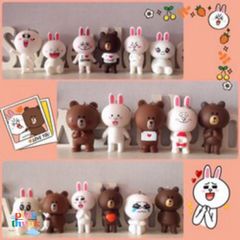 Móc Khóa Gấu Brown và Thỏ Cony Dễ Thương - Phụ Kiện Thời Trang Kute Từ Gudetama - Móc Khóa Để Bàn, Túi Xách, Chìa Khóa