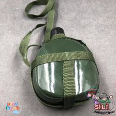 Bình bi đông 3L cổ điển phong cách lính, đựng nước và rượu, nhôm chống gỉ, tiện dụng cho du lịch và dã ngoại