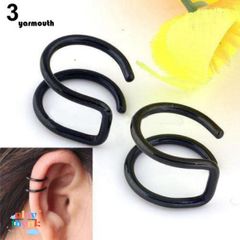 Khuyên Vành Tai Kim Loại Unisex Cuff - Trang Sức Không Xuyên Thấu Đơn Giản, Phong Cách Thời Trang Hàng Ngày, Quà Tặng Bạn Bè
