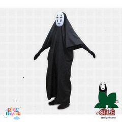 Set Cosplay Vô Diện Kaonashi - Bộ Quần Áo, Găng Tay & Mặt Nạ Hóa Trang Spirited Away cho Trẻ Em và Người Lớn