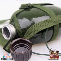 Bình Tông 1L Quân Đội - Đựng Rượu, Nước Nhôm Bền Chắc, Thiết Kế Dành Cho Phượt Thủ, Giữ Nhiệt Tối Đa