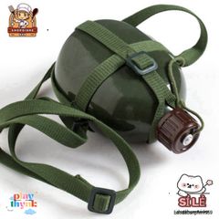 Bình Tông 1L Quân Đội - Đựng Rượu, Nước Nhôm Bền Chắc, Thiết Kế Dành Cho Phượt Thủ, Giữ Nhiệt Tối Đa