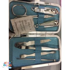 Bộ 7 Dụng Cụ Chăm Sóc Móng Nghệ Thuật - Kềm Cắt & Dũa Móng Tay Đáng Yêu, Tiện Dụng cho Nail Art, Quà Tặng Sang Trọng