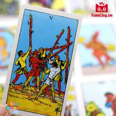 Bộ bài Tarot Rider-Waite cao cấp 78 lá với sách hướng dẫn - Trọn bộ dành cho người mới và chuyên nghiệp, khám phá thế giới Tarot!