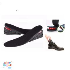 Giày Tăng Chiều Cao A24 - Bộ Đệm Khí 6cm, Điều Chỉnh Kích Thước Thoải Mái Cho Nam Nữ, Chất Liệu Cao Su Cao Cấp