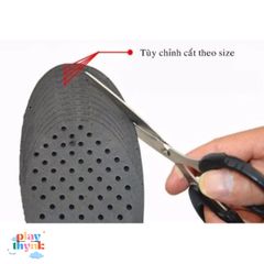 Giày Tăng Chiều Cao A24 - Bộ Đệm Khí 6cm, Điều Chỉnh Kích Thước Thoải Mái Cho Nam Nữ, Chất Liệu Cao Su Cao Cấp
