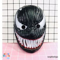 Mặt Nạ Venom & Spider-Man Đen - Mặt Nạ Cosplay Dành Cho Tín Đồ Siêu Anh Hùng - Đạo Cụ Halloween Thú Vị