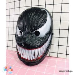 Mặt Nạ Venom & Spider-Man Đen - Mặt Nạ Cosplay Dành Cho Tín Đồ Siêu Anh Hùng - Đạo Cụ Halloween Thú Vị