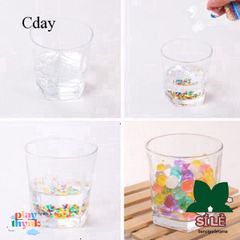 Hạt Nở Trang Trí Slime & Lọ Hoa - Hạt Tinh Thể Nghệ Thuật Đặc Biệt 50G và 100G Thích Hợp Cho Cây Cảnh và Trang Trí Nội Thất