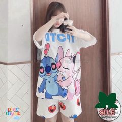 Bộ Đồ Mặc Nhà Unisex VÔ DIỆN-VỊT VÀNG - Set Áo 3D Cute và Quần Short Freesize Cho Nam Nữ, Thoải Mái và Năng Động