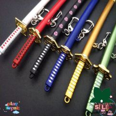 Móc Khóa Kiếm Katana Zoro Law One Piece - Phụ Kiện Anime Chống Gỉ 16cm, Quà Tặng Thích Hợp Cho Fan Hâm Mộ