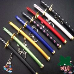 Móc Khóa Kiếm Katana Zoro Law One Piece - Phụ Kiện Anime Chống Gỉ 16cm, Quà Tặng Thích Hợp Cho Fan Hâm Mộ