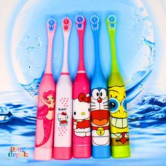 Bàn Chải Điện Thông Minh Dễ Thương Cho Trẻ Em - Giúp Làm Sạch Răng Hàng Ngày Với Nhân Vật Gudetama Khuyến Khích Trẻ Đánh Răng