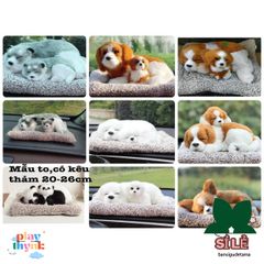 Đồ chơi thú bông than hoạt tính khử mùi cho thú cưng - Trang trí xe hơi và không gian làm việc độc đáo, dễ thương
