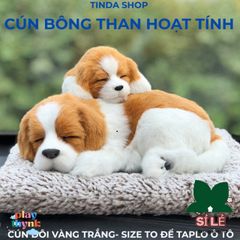 Gấu Bông Khử Mùi Xe Hơi Hình Chó Mèo Phát Âm Thanh Vui Nhộn - Thú Bông Chất Than Hoạt Tính Trang Trí Ô Tô, Quà Tặng Dễ Thương