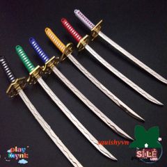 Móc Khóa Kiếm Zoro Law One Piece - Katana Kim Loại Không Gỉ 16cm, Quà Tặng Dành Cho Fan Anime, Sưu Tầm Độc Đáo