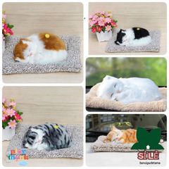 Thú Bông Khử Mùi Ô Tô - Chó Mèo Độc Đáo Trang Trí Nội Thất với Than Hoạt Tính - Món Quà Dễ Thương cho Xe Hơi