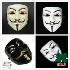 Mặt Nạ Guy Fawkes Anonymous - Phụ Kiện Thời Trang Độc Đáo Dành Cho Fan Văn Hóa Hacker V For Vendetta