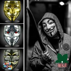 Mặt Nạ V for Vendetta Guy Fawkes - Phụ Kiện Halloween Dành Cho Người Lớn - Đồ Hóa Trang Độc Đáo cho Tiệc Tùng và Biểu Diễn