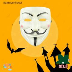 Mặt Nạ V for Vendetta Guy Fawkes - Phụ Kiện Halloween Dành Cho Người Lớn - Đồ Hóa Trang Độc Đáo cho Tiệc Tùng và Biểu Diễn