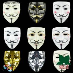 Mặt Nạ V for Vendetta Guy Fawkes - Phụ Kiện Halloween Dành Cho Người Lớn - Đồ Hóa Trang Độc Đáo cho Tiệc Tùng và Biểu Diễn