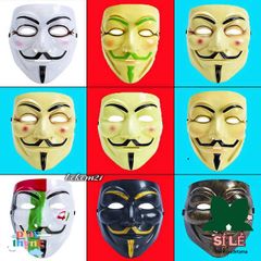 Mặt Nạ Hacker Anonymous 2020 - Phụ Kiện Hóa Trang Halloween và Tiệc Tùng, Chất Liệu Nhựa Dẻo, Độc Đáo và Thời Trang