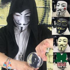 Mặt Nạ Hacker Anonymous 2020 - Phụ Kiện Hóa Trang Halloween và Tiệc Tùng, Chất Liệu Nhựa Dẻo, Độc Đáo và Thời Trang