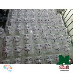 Mặt Nạ Hacker Anonymous 2020 - Phụ Kiện Hóa Trang Halloween và Tiệc Tùng, Chất Liệu Nhựa Dẻo, Độc Đáo và Thời Trang