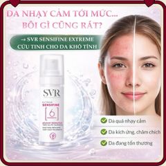 Kem Dưỡng SVR Sensifine Extreme 6 Apaisant Réparateur 30ml - Kem Làm Dịu & Phục Hồi Da Nhạy Cảm, Không Chất Tạo Màu