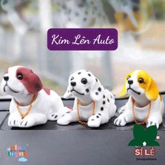 Chó Lắc Lư Trang Trí Ô Tô Ngộ Nghĩnh - Phụ Kiện Dễ Thương Nhảy Múa Theo Chuyển Động Xe Hơi, Giải Tỏa Căng Thẳng Khi Lái Xe