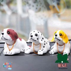 Chó Lắc Lư Trang Trí Ô Tô Ngộ Nghĩnh - Phụ Kiện Dễ Thương Nhảy Múa Theo Chuyển Động Xe Hơi, Giải Tỏa Căng Thẳng Khi Lái Xe