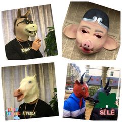 Mũ Đầu Ngựa Ngộ Nghĩnh - Mặt Nạ Động Vật Hóa Trang Halloween Vui Nhộn và Hấp Dẫn Cho Bữa Tiệc