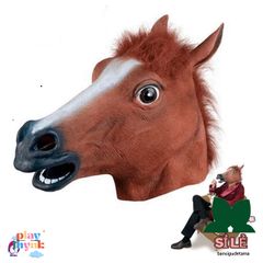 Mặt Nạ Ngựa Latex Đa Sắc - Phụ Kiện Hóa Trang Halloween Và Tiệc Cổ Trang Cho Người Lớn Và Trẻ Em
