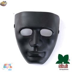 Mặt Nạ Đen Trắng Cosplay Unisex - Phụ Kiện Thời Trang cho Buổi Tiệc Khiêu Vũ Đường Phố, Halloween và Lễ Hội Hóa Trang