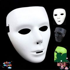 Mặt Nạ Trắng Jabbawockeez Hip Hop - Bộ 10 Kiểu Đặc Biệt Phim 3 Mặt, Phụ Kiện Thời Trang Chất Lượng Cao