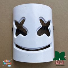 Mặt nạ DJ Marshmallow độc đáo - Phụ kiện Halloween tuyệt vời cho các quán bar hàng đầu.
