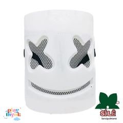 Mặt nạ DJ Marshmallow độc đáo - Phụ kiện Halloween tuyệt vời cho các quán bar hàng đầu.