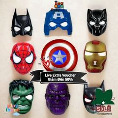 Mặt nạ Spider-Man cho trẻ em - Phụ kiện siêu anh hùng an toàn cho Halloween và cosplay Marvel, đồ chơi sáng tạo thú vị