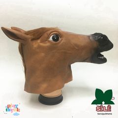 Mặt Nạ Ngựa Cosplay Halloween - Phụ Kiện Hóa Trang Silicone Độc Đáo Cho Bữa Tiệc và Lễ Hội
